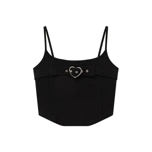 CHUU Черные Женские Майки