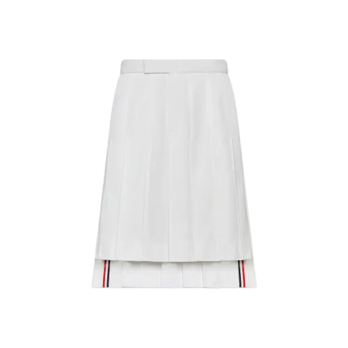 THOM BROWNE SS24 Summer Series Белый Мужской Повседневный Длинный Юбка