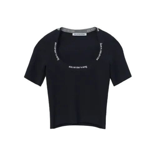 alexander wang Черные Женские Короткие Топы