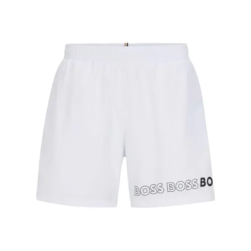BOSS Белые Мужские Повседневные Шорты