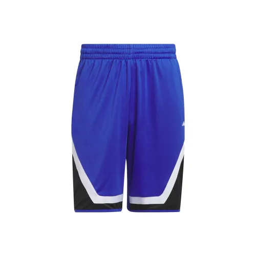 Adidas SS23 Баскетбольные шорты Мужские Полу-флуоресцентный Синий