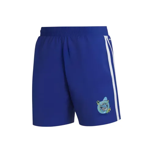 Adidas Graphic Stoked Fish Swim Shorts Men's Dark Blue