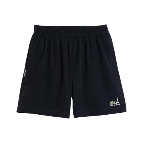 Шорты LACOSTE x Highsnobiety Collaboration SS24 Повседневные Унисекс Черные