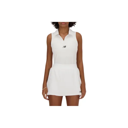 New Balance Collared Tournament Майка Женская Белая