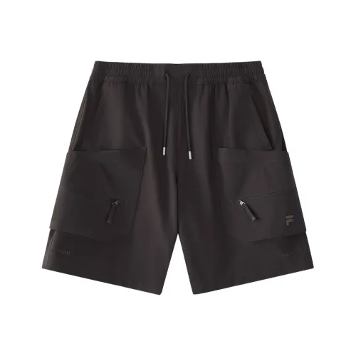 FILA FUSION Темно-коричневый Серый Мужские Повседневные Шорты