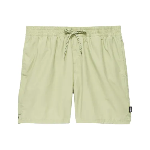 Vans Primary Твердый 17'' Эластичный Шорты для серфинга Повседневные шорты Мужские Зеленые