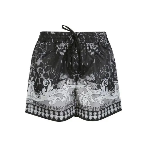 VERSACE JEANS COUTURE Повседневные шорты Мужские Черные