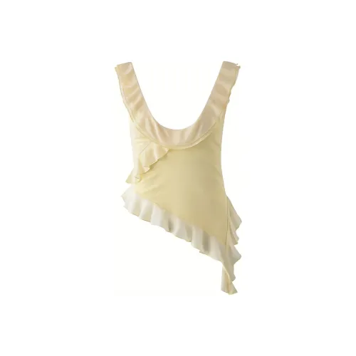 Tiger Mist STORMI Топ Майка Женская Желтая