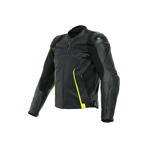 DAINESE VR46 CURB Мотоциклетная куртка мужская черная желтая