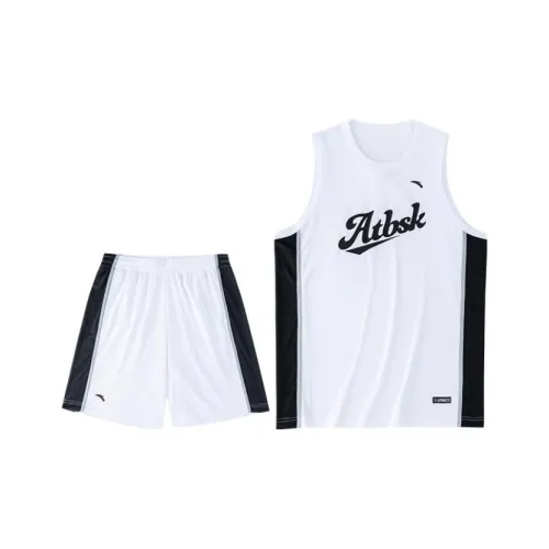 ANTA Basketball Collection Basketball Apparel Комплект Мужской Pure White + Основной Черный