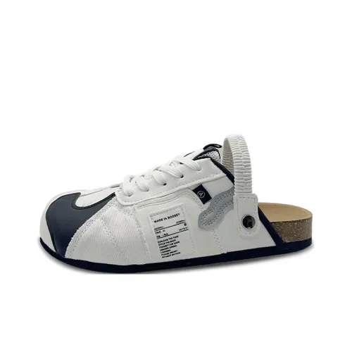 GULIA Износостойкие домашние тапочки для женщин ретро белый черный