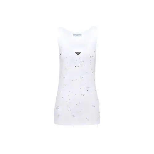 PRADA Белые Женские Майки