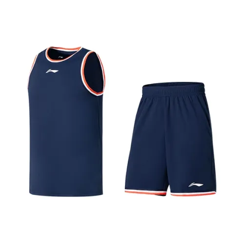 LINING Professional Basketball Series Баскетбольный костюм мужской синий
