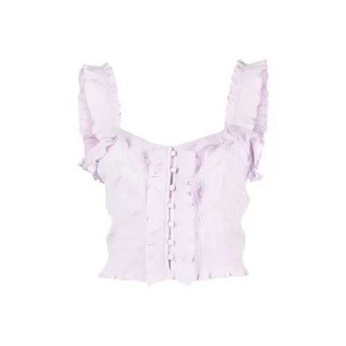 ISABEL MARANT Светло-фиолетовые Женские Майки