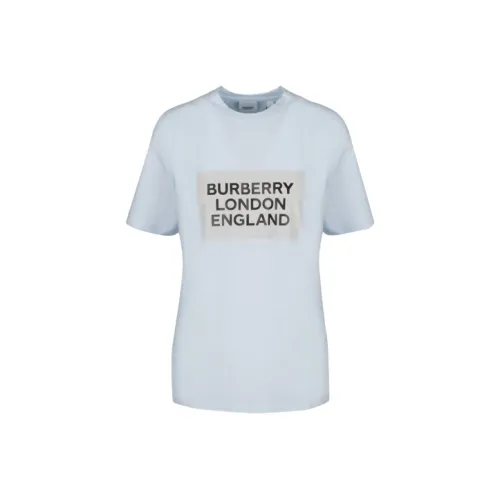 Burberry T-рубашка женская светло-синяя