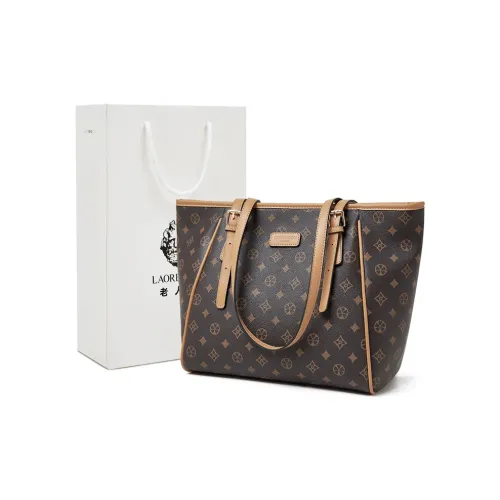 Old Man's Head Сумка Tote из синтетической кожи сумка через плечо женская кофейного экрю цвета