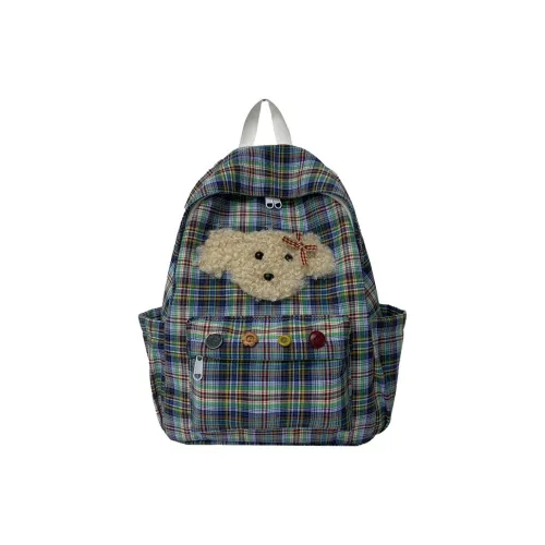 MINIPUDING Композитная ткань Рюкзак Женские Синий