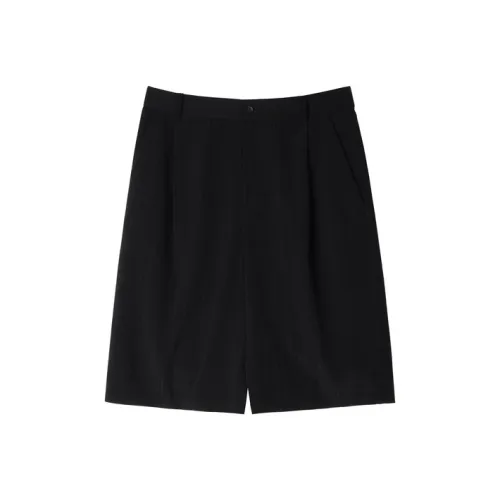 CROQUIS 001 Глубокий черный Унисекс Повседневные шорты