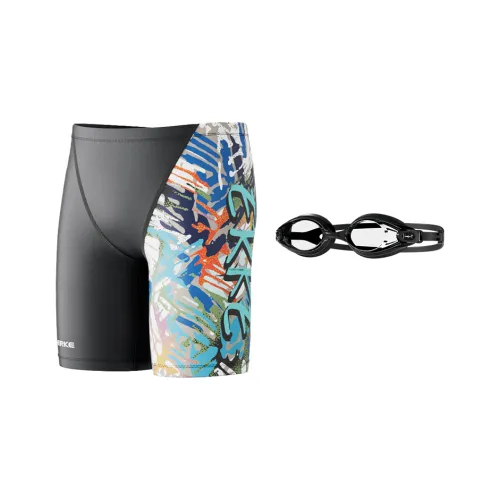 Erke Мужские купальники Мужской двухкомпонентный комплект Черный