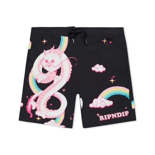 RIPNDIP Плавательные шорты унисекс черные