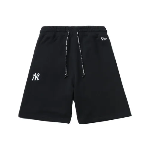 New Era Черные Унисекс Спортивные Шорты