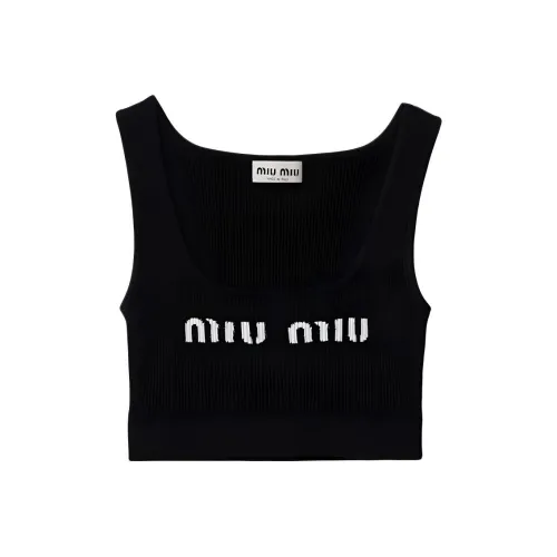 MIU MIU Черные Женские Майки