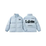 [Утолщенный, улучшенный, ветрозащитный, откладной воротник, стиль] Синий, черный