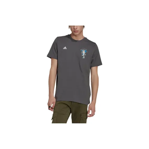 Adidas Темно-серый Мужской Футбольный Джерси