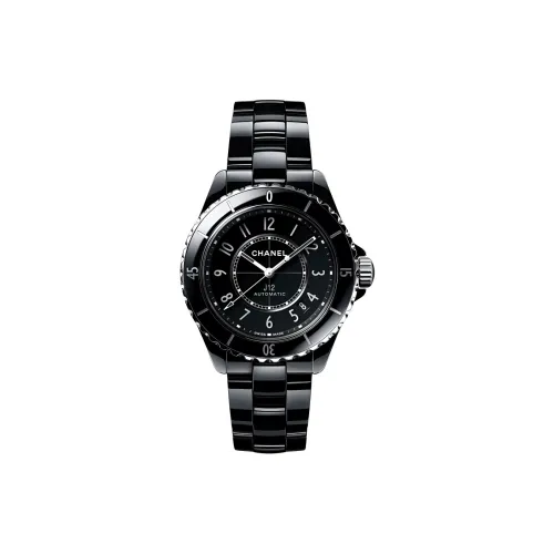 CHANEL Автоматический Механический Movement Женские J12 Часы 38 мм Черные