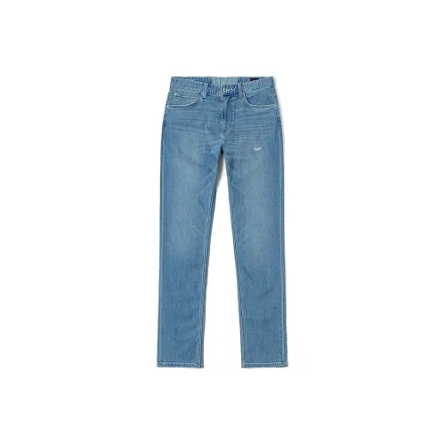 Lee совместный бренд SS25 Джинсы Мужские Светло-Синий