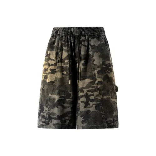 GWAF Джинсовые шорты Унисекс Камуфляж