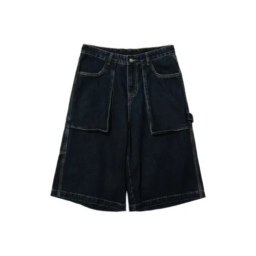 COUNTRY MOMENT Джинсовые шорты Унисекс Джинсовый синий