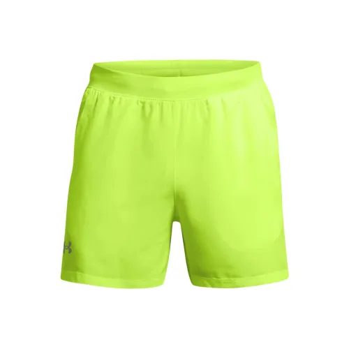 Under Armour Зеленые Желтые Мужские Повседневные Шорты