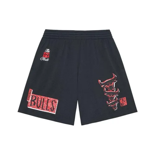 MITCHELL NESS Баскетбольные шорты Мужские Черные