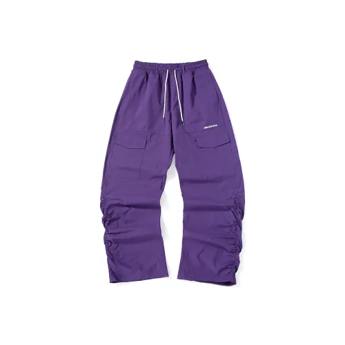 GENANX Повседневные брюки Унисекс Фиолетовый