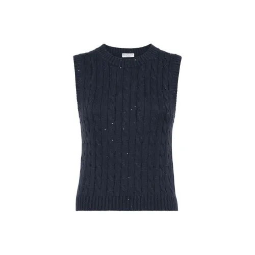 BRUNELLO CUCINELLI SS24 Майка Женская Черная