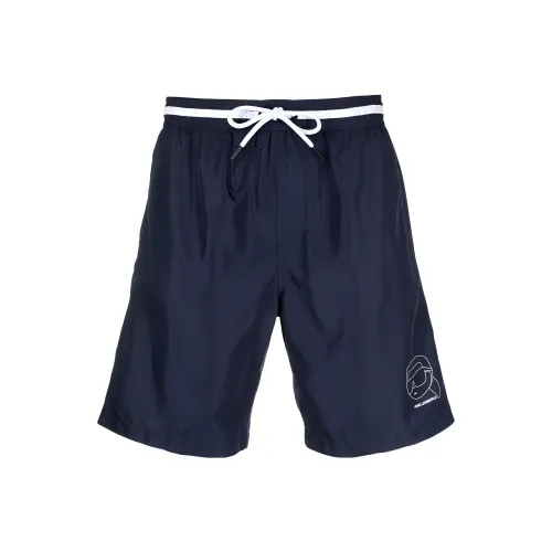 KARL LAGERFELD / Karl Lagerfeld Jeans Морской Синий Мужские Повседневные Шорты