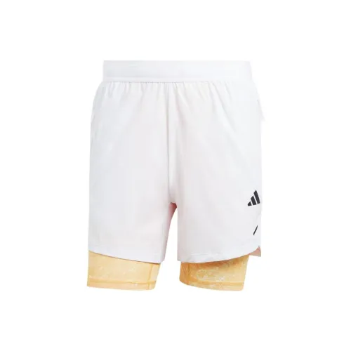 Adidas Пава Workout 2 In 1 Шорты Повседневные шорты Мужские Белые