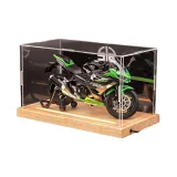 Кавасаки Ninja 400 - Черный + Массивная древесина Пыльная защита + Фон