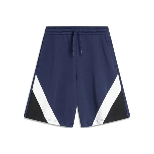 LINING Weekend youth Повседневные шорты Мужские Темный Корабельный Синий