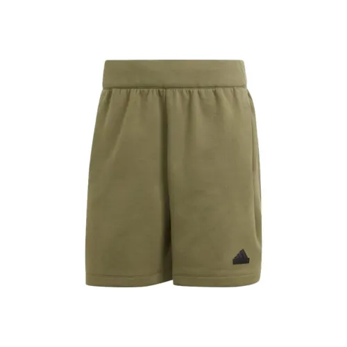Adidas Olive Green Men's Casual Shorts Adidas Оливково-зеленые Мужские Повседневные Шорты