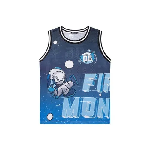 FireMonkey Astronaut Collection Синий Унисекс Баскетбольные Джерси