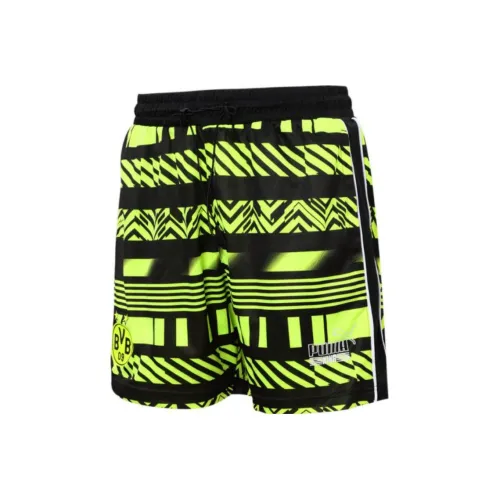 PUMA Мужские футбольные штаны черного цвета