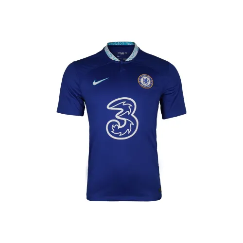 Nike Синий Мужской Футбольный Джерси