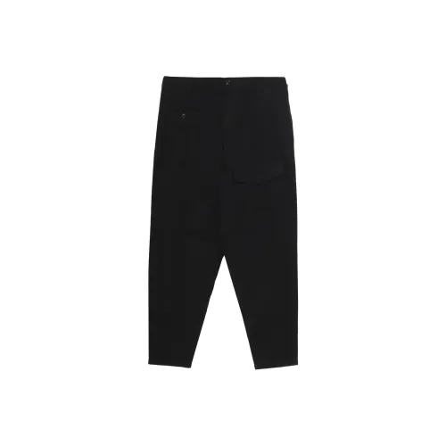 Yohji Yamamoto Pour Homme SS25 Повседневные брюки Мужской Черный