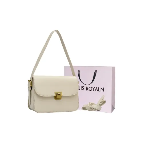 LOUIS ROYALN ПУ (полиуретан) Сумка через плечо Сумка на плечо Стандартная Унисекс Экрю Коричневый Черный