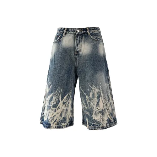 WIIPSOLID Джинсовые шорты Унисекс Blue