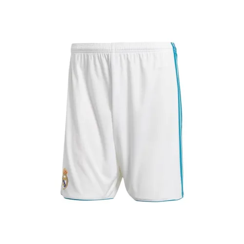 Adidas Real Madrid Футбол Низ Мужской Белый VIBRANT Циановый