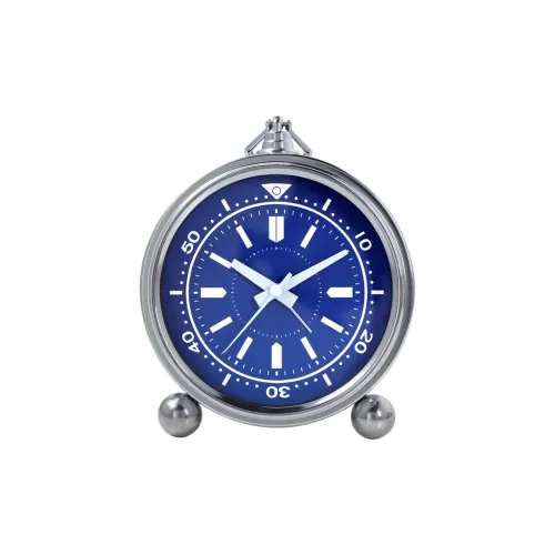 HENSE Кварцевый механизм Металл Будильник Унисекс Синий HA2505