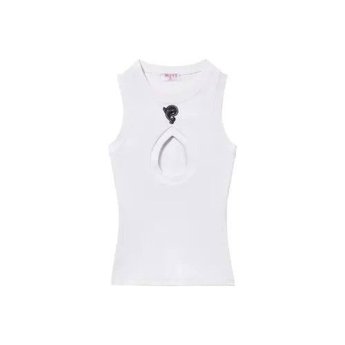 EMILIO PUCCI Майка Женская Белая